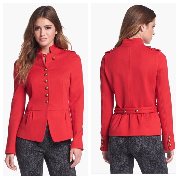 vince camuto red jacket